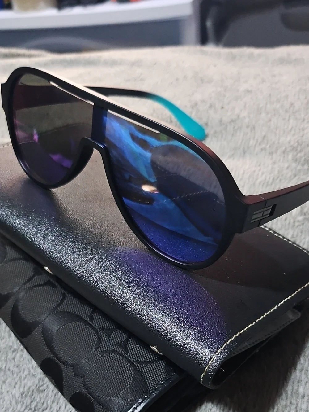 Mens Shield Sunglasses New